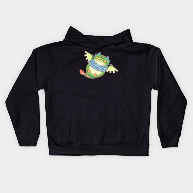 Monster Hunter- Pukei Pukei Kids Hoodie by CaptainPoptop